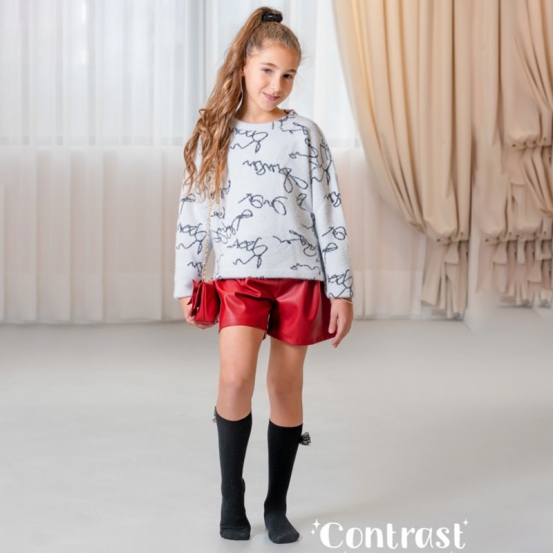Детска блуза за момиче Contrast Детска блуза за момиче Contrast