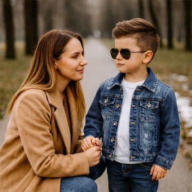Детско дънково яке за момче Fashion Kids
