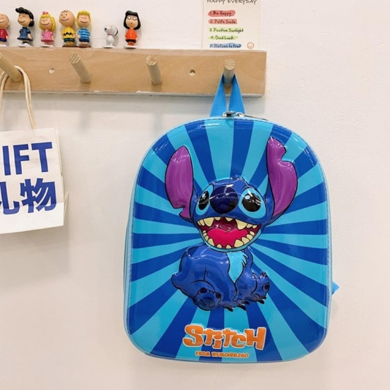 Детска раница за момче със Stitch – твърд панел и щампи